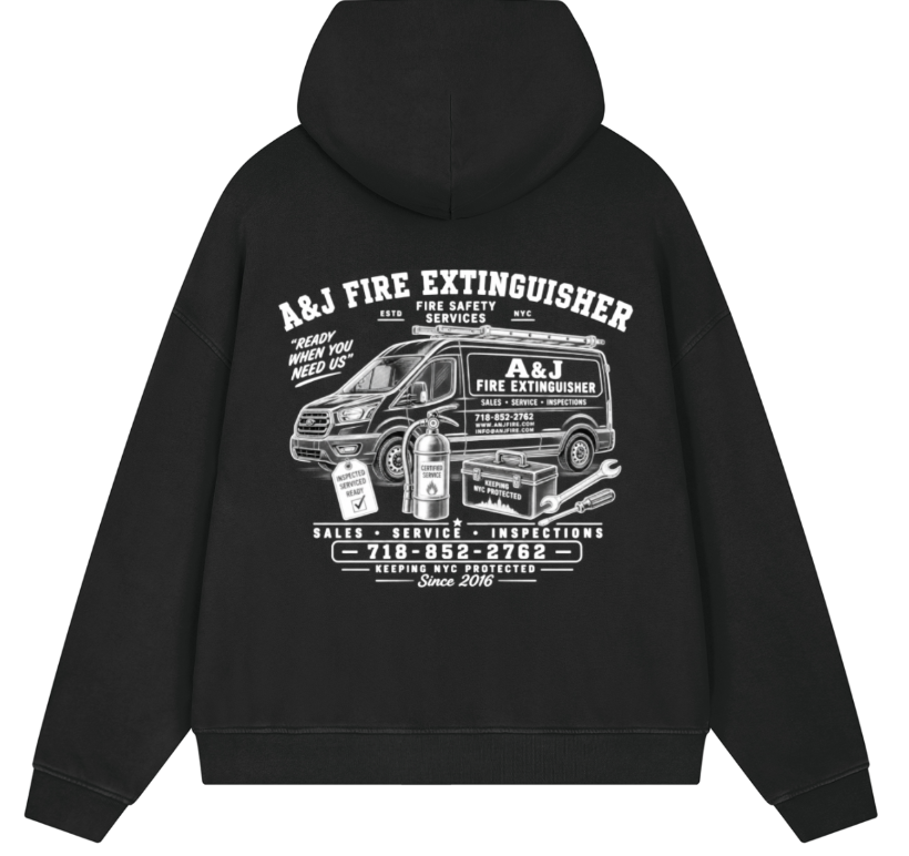 Service Van Hoodie, back
